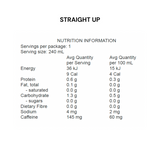 Cold Brew Coffee Straight Up (Natural Energy + L-theanine)